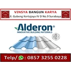 Atap Upvc Alderon R830 Doble Layer Warna Biru & Putih 1