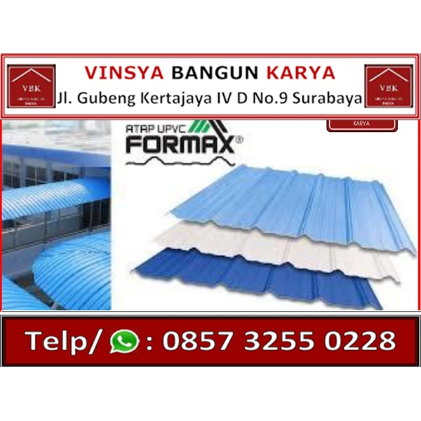 Semi Transparant Formax Upvc Roof
