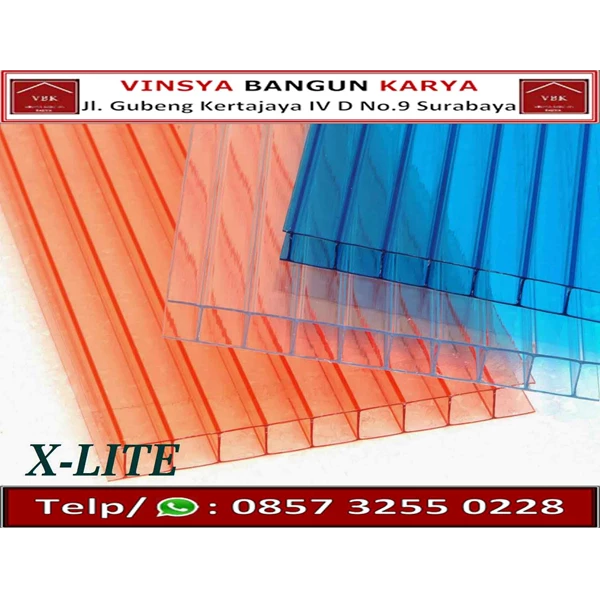 X-Lite Polycarbonate Roof 4.5 mm Thickness