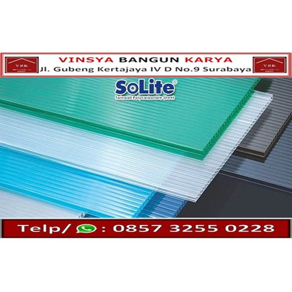 Polycarbonate Solite Roof 4 mm Thickness