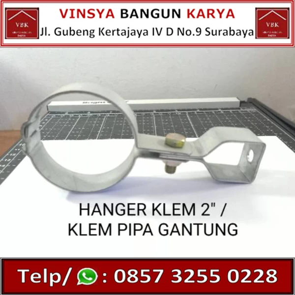 Hanger Pipe Hanger Clamp size 2 inches