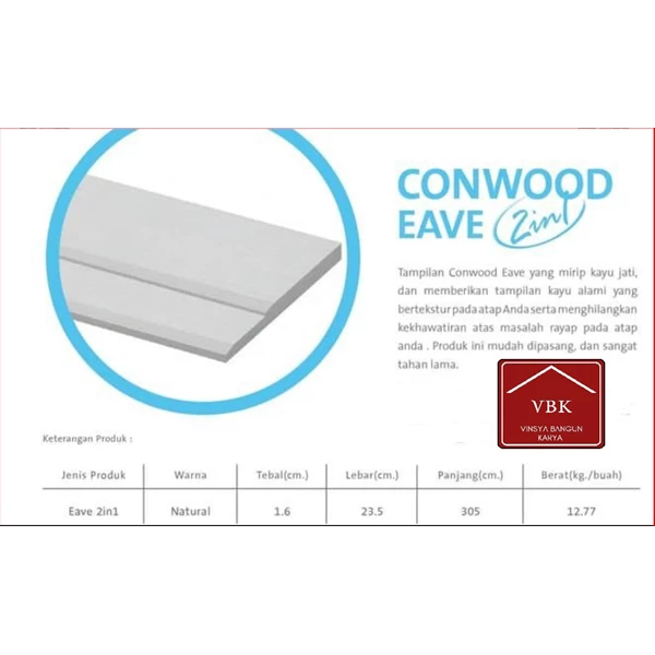 OTHER CONSTRUCTION TOOLS CONWOOD EAVE 2IN1 LISPLANG/WALL