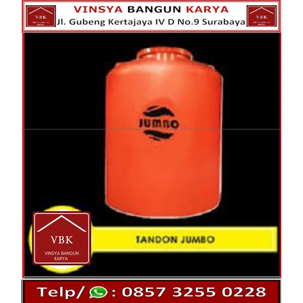 Tangki Air Plastik Jumbo 350 Liter