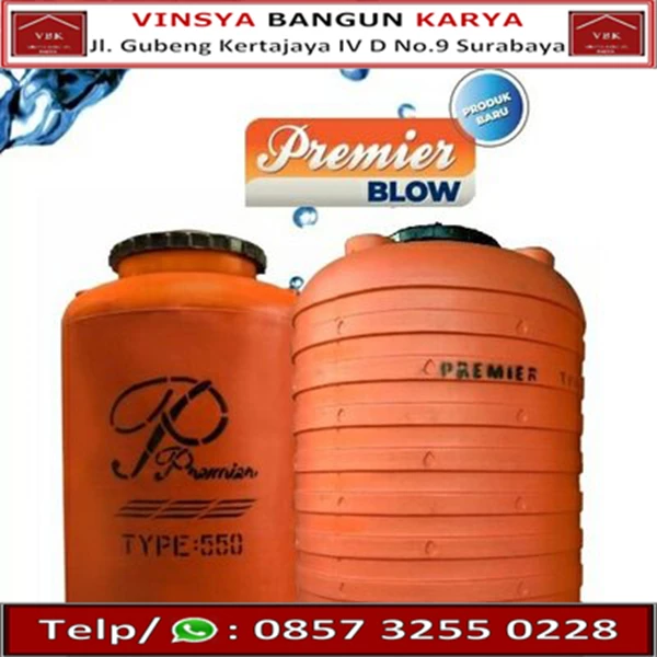 Prime Blow 550 Liter Plastic Water Tank