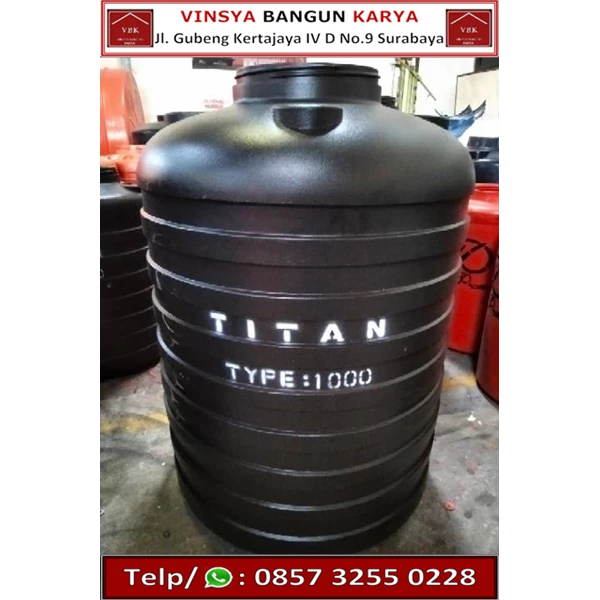 Tangki Air Plastik Titan 1000 Liter