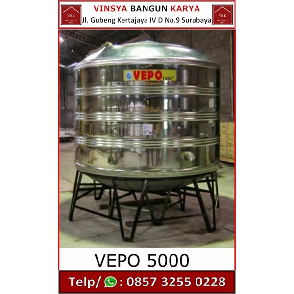 Vepo VP 5300 . Stainless Steel Tank