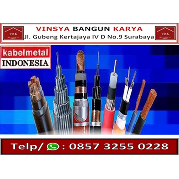 Kabel Metal Indonesia NYM 300/500 Volt Ukuran 3 x 10mm
