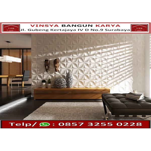 3D Wall Stroy Type Aryl Wall Panels
