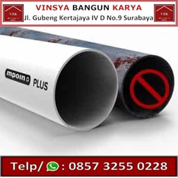 4 inch Mpoin AW PVC pipe