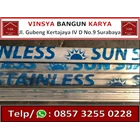 SUN Stainless 10 x 10 Box Pipe / Stainless Pipe 1