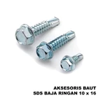 W Brand SDS Roofing Bolt Nut 8 x 13 4